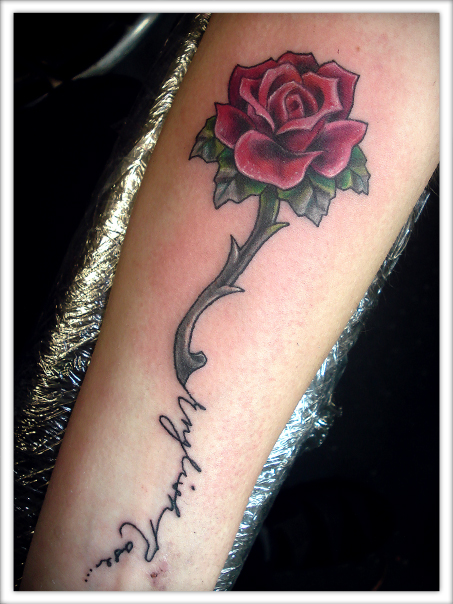 english rose tattoo